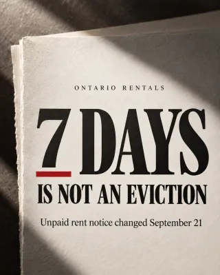 Ontario’s N4 Notice Changed September 21: What Landlords and Tenants Need to Know