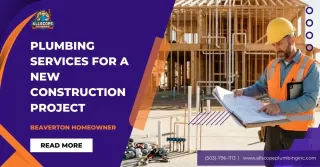 What Plumbing Services Do I Need for a New Construction Project?