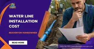 What Is the Average Water Line Installation Cost?
