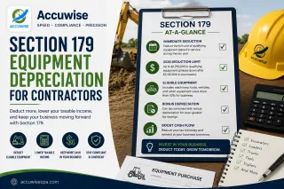 Equipment Depreciation and Section 179: What Contractors Should Know Before Buying