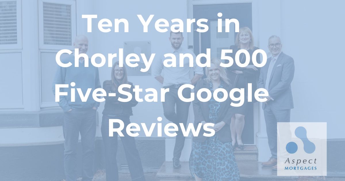 Ten Years in Chorley and 500 Five-Star Google Reviews