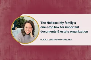 I Use The Nokbox System for Important Documents & Estate Organization