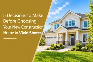 5 Decisions to Make Before Choosing a New Construction Home in Vivid Shores