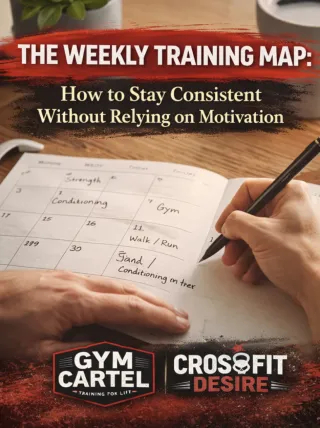 The Weekly Training Map: How to Stay Consistent Without Relying on Motivation