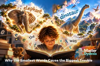 Why the Smallest Words Cause the Biggest Trouble for Dyslexic Readers