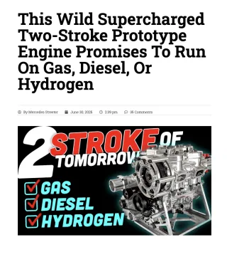 Alpha-Otto REV Force Engine Featured on The Autopian: 