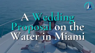 A Wedding Proposal on the Water in Miami