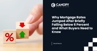 Why Mortgage Rates Jumped After Briefly Falling Below 6 Percent and What Buyers Need to Know