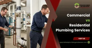 What Is the Difference Between Commercial vs Residential Plumbing Services?