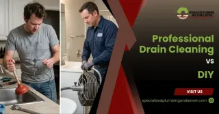 Professional Drain Cleaning vs DIY: What's the Difference?