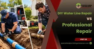 DIY Water Line Repair vs Professional Repair - What You Need to Know