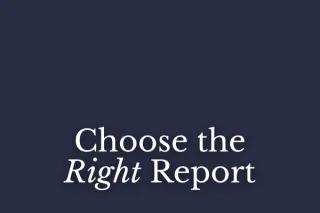 Choose the Right Report