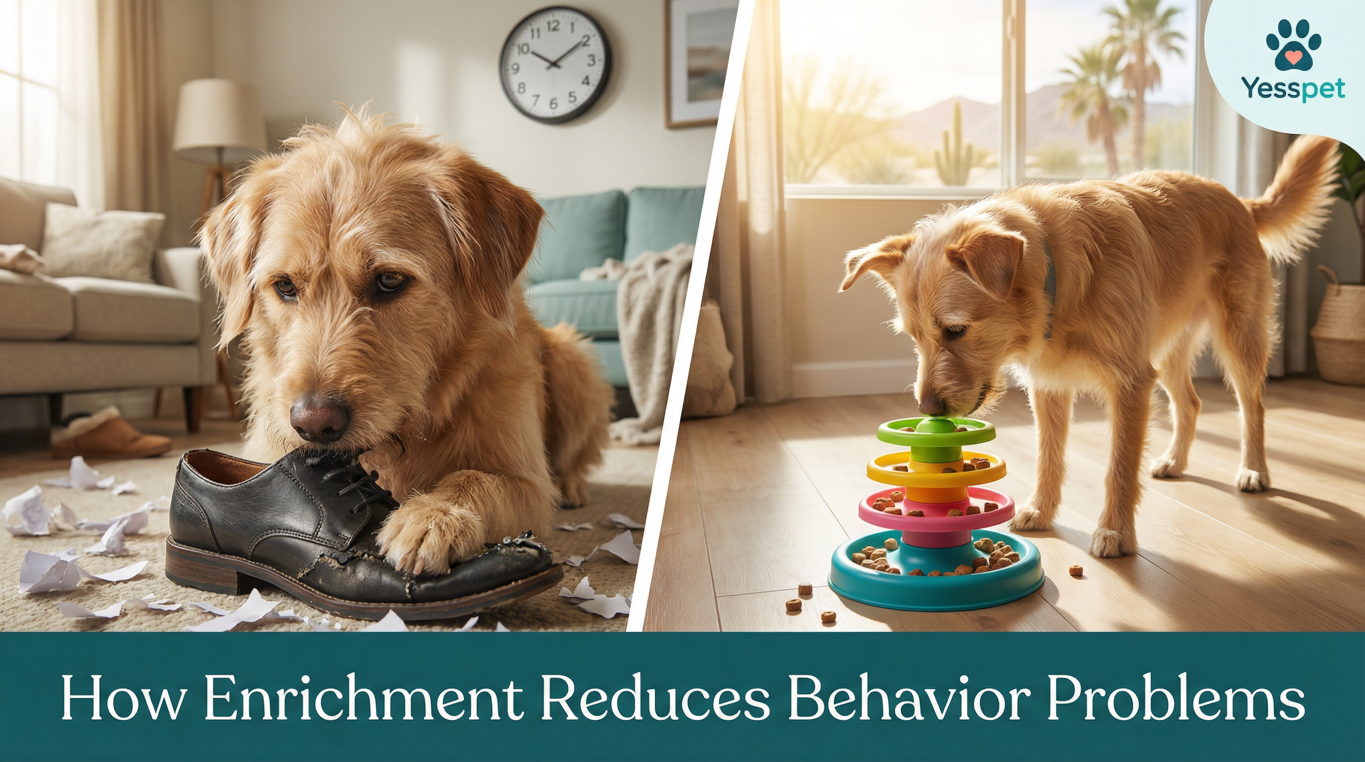 How Enrichment Can Reduce Common Behavioral Problems in Pets