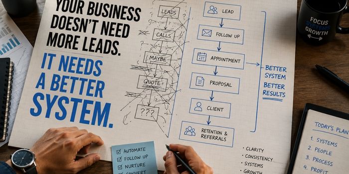 TMMMM Your Business Doesn't Need More Leads. It Needs A Better System.