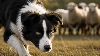 Four Dogs’ First Time on Sheep