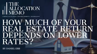 How Much of Your Real Estate Return Depends on Lower Rates?