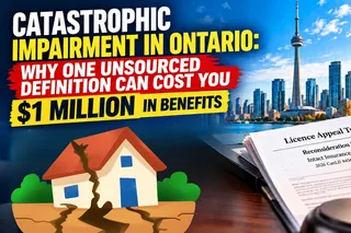 Catastrophic Impairment in Ontario: Why One Unsourced Definition Can Cost You $1 Million in Benefits