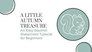 A Little Autumn Treasure: An Easy Squirrel Watercolor Tutorial for Beginners