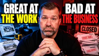 Great at the work, Bad at the business!