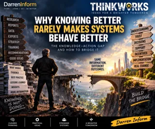 Why Knowing Better Rarely Makes Systems Behave Better
