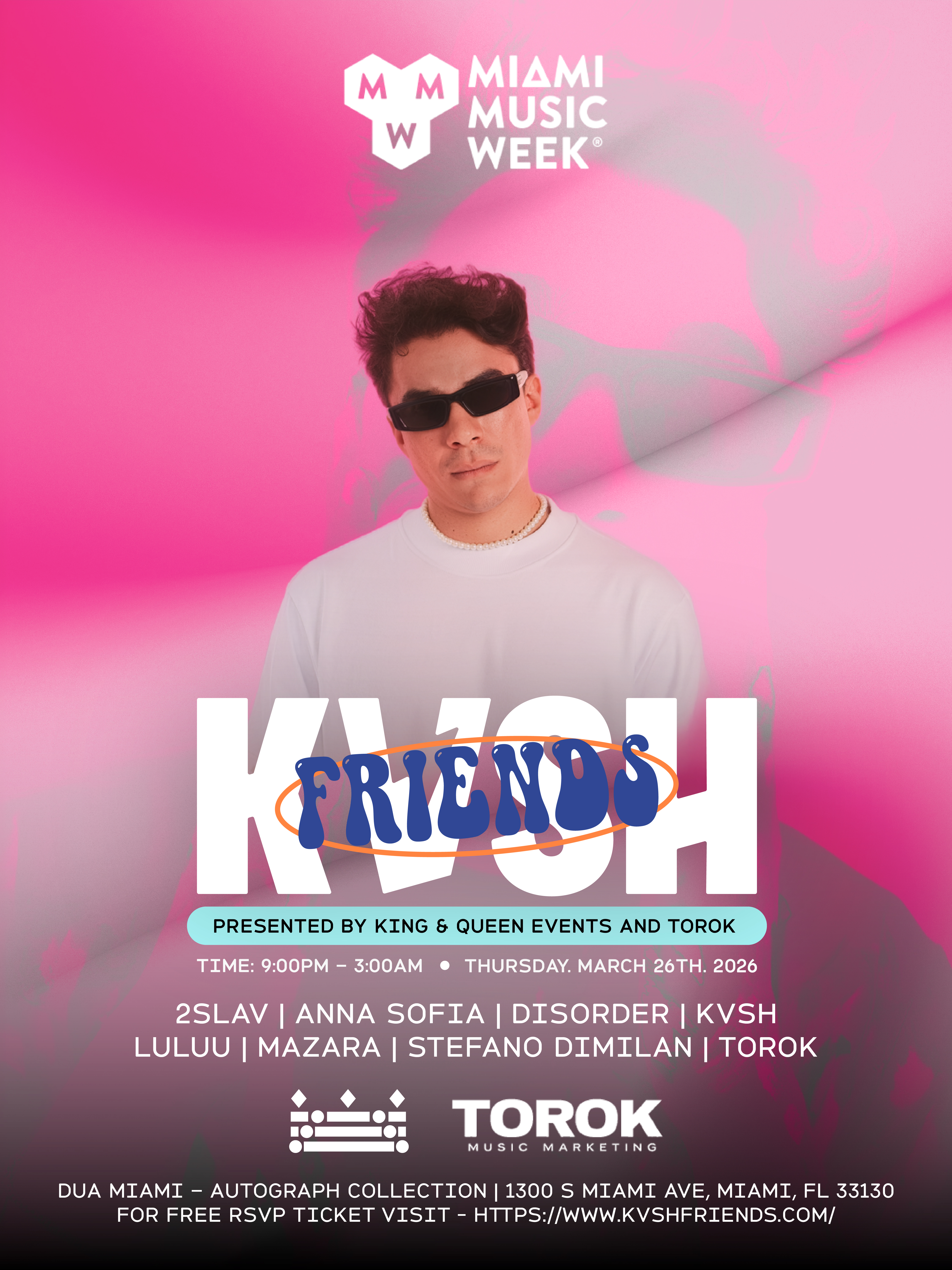 Miami Music Week 2026 Event: KVSH FRIENDS Showcase