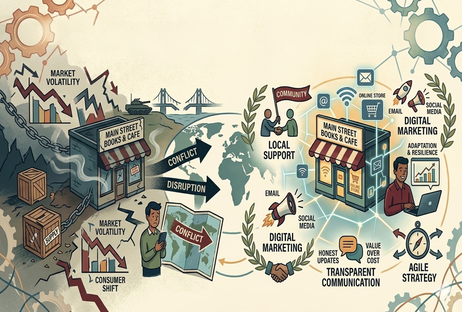 How War Impacts Small Business Marketing (And What to Do About It)