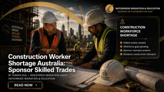 Construction Worker Shortage Australia: Sponsor Skilled Trades