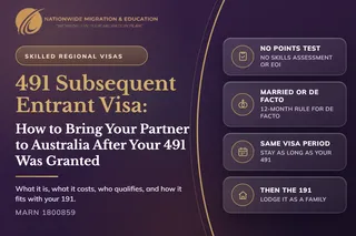 491 Subsequent Entrant Visa: How to Bring Your Partner to Australia After Your 491 Was Granted (2026)