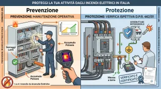 Incendi in azienda: la manutenzione elettrica è il tuo scudo (ma la verifica è la tua garanzia)
