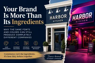 Your Brand Is More Than Its Ingredients - Why the Same Fonts and Colors Can Still Produce Completely Different Companies
