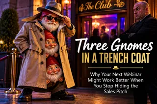 Three Gnomes in a Trench Coat