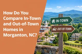 How Do You Compare In-Town and Out-of-Town Homes in Morganton, NC?