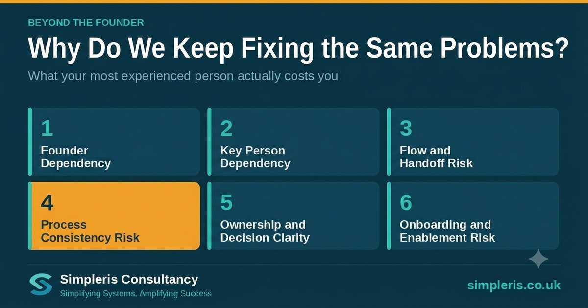 Why Do We Keep Fixing the Same Problems? (A Process Consistency Guide for Manufacturers)