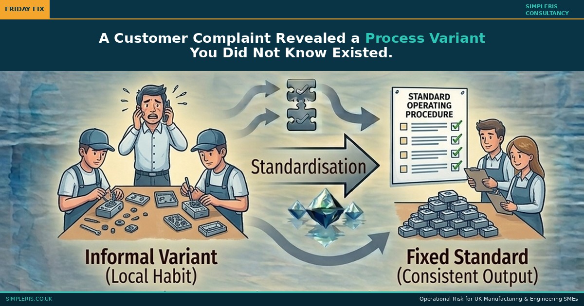 A Customer Complaint Revealed a Process Variant You Did Not Know Existed