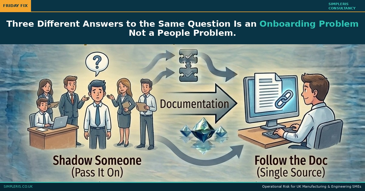 Three People Asked. Three Different Answers. That Is Your Onboarding Problem.