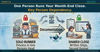 One Person Runs Your Month-End Close