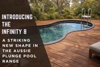 Introducing the Infinity 8: A Striking New Shape in The Aussie Plunge Pool Range