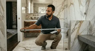 How to Measure Your Shower for a Custom Glass Door