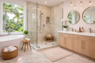 Glass Solutions for Mold Free Bathrooms in Naples