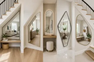 Custom Cut Mirror Shapes for Odd Spaces & Nooks