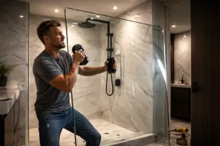 DIY Shower Door Install vs. Pro: The Hidden Risks of Installing Heavy Glass Yourself 