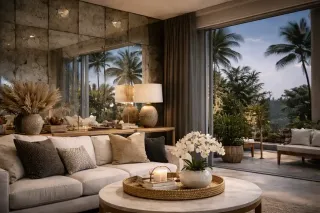 Design an Antique Mirror Wall in Naples