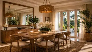 Dining Room Wall Mirrors: Feng Shui & Style in Naples