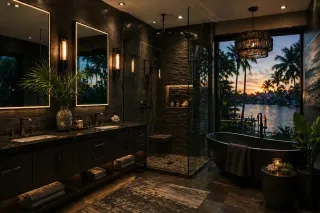 Marco Island Bathroom Remodel: Coastal Decor