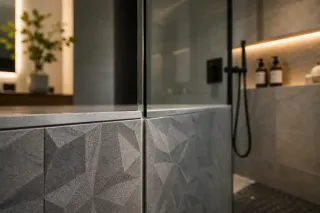 How to Master Matching Glass to Tile In Naples Bath