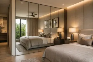 Mirrored Closet Doors Custom: Naples Bedroom Renovation Guide