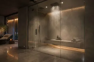 Frameless Steam Shower Glass in Naples for At-Home Wellness
