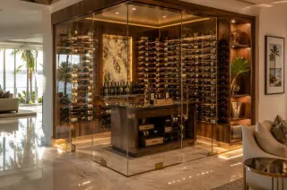 Custom Glass Wine Cellar in Naples: The Collector's Guide