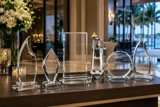 Custom Glass Awards in Naples for Local Events