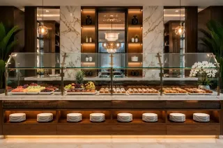 Commercial Sneeze Guards for Food Displays and Buffets
